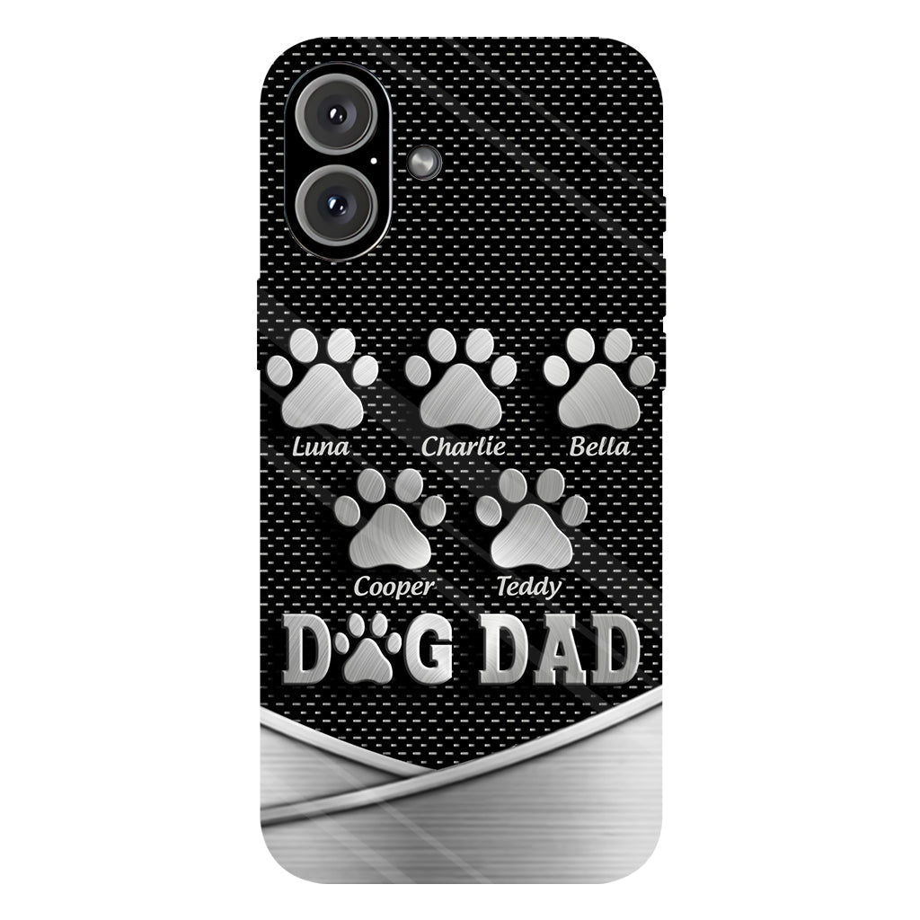 Hundepapa – Personalisierte Handyhülle mit Hundemotiv