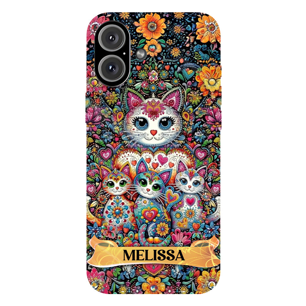 Magnifiques chats - Coque de téléphone personnalisée avec impression intégrale de chat