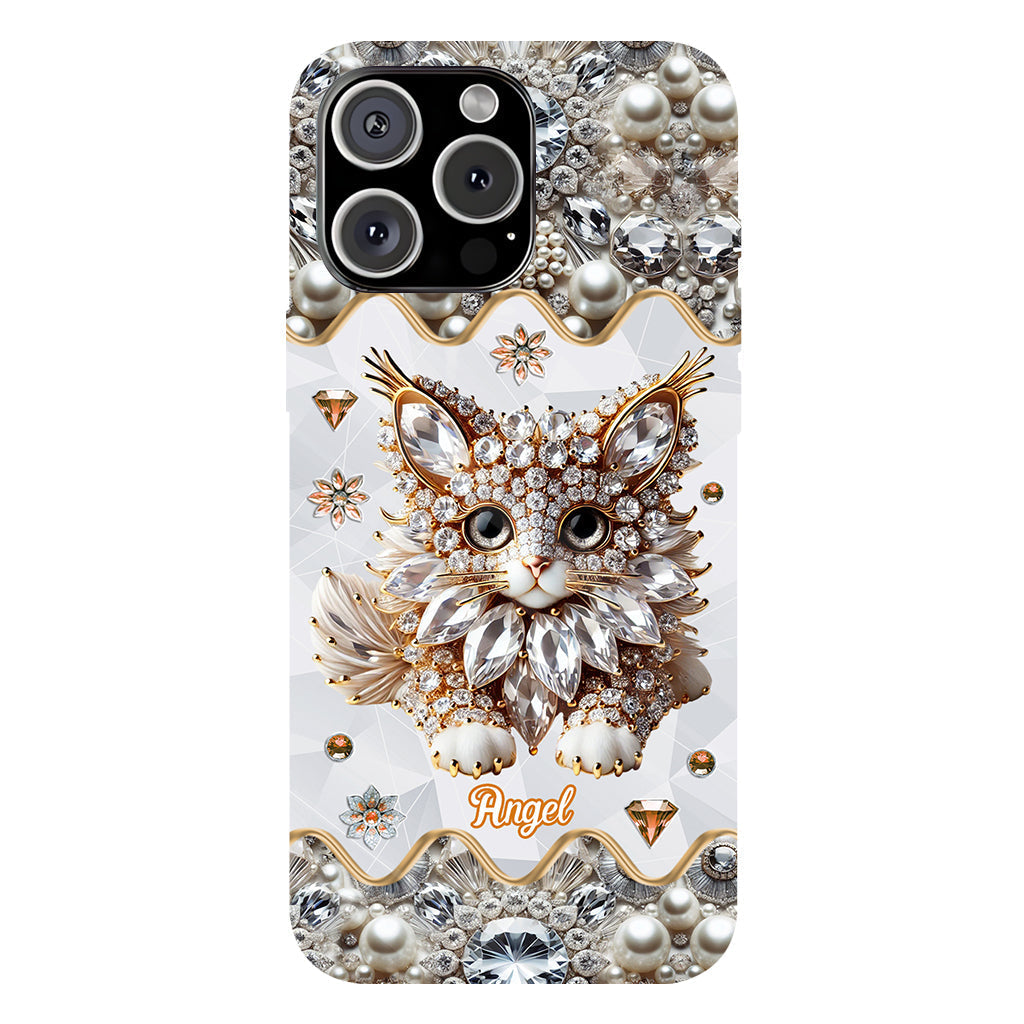 Coque de téléphone personnalisée avec motif chat persan « Love Persian Cat »