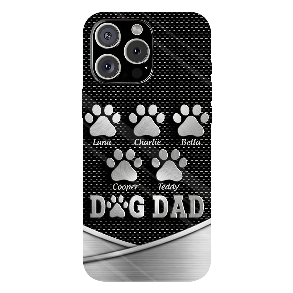 Hundepapa – Personalisierte Handyhülle mit Hundemotiv