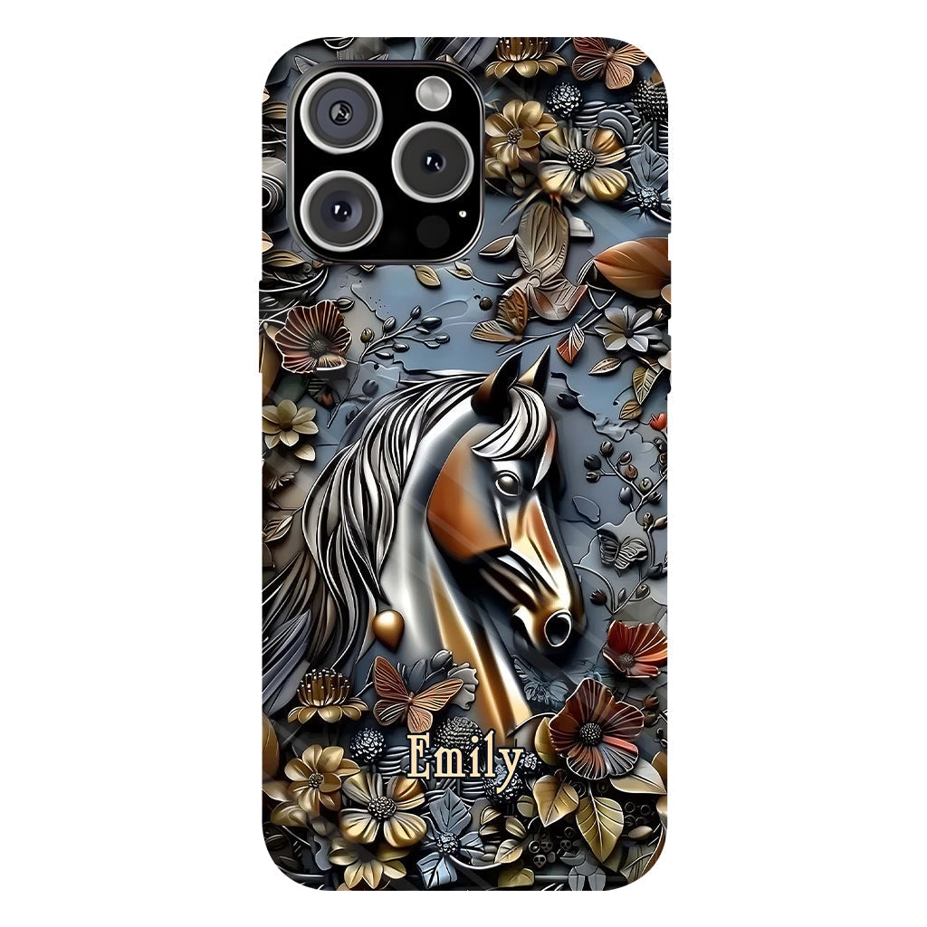 Stunning Horse - Personalized Horse Full Print Phone Case