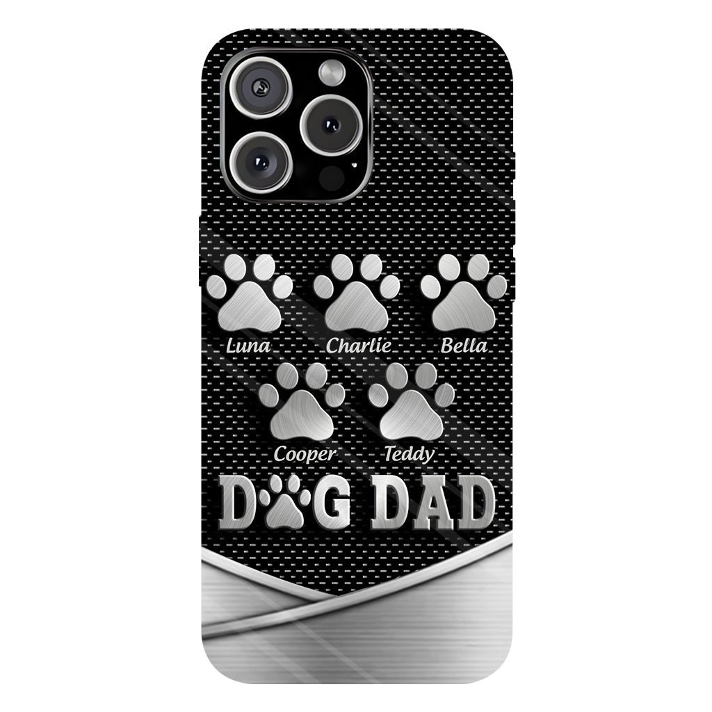 Hundepapa – Personalisierte Handyhülle mit Hundemotiv