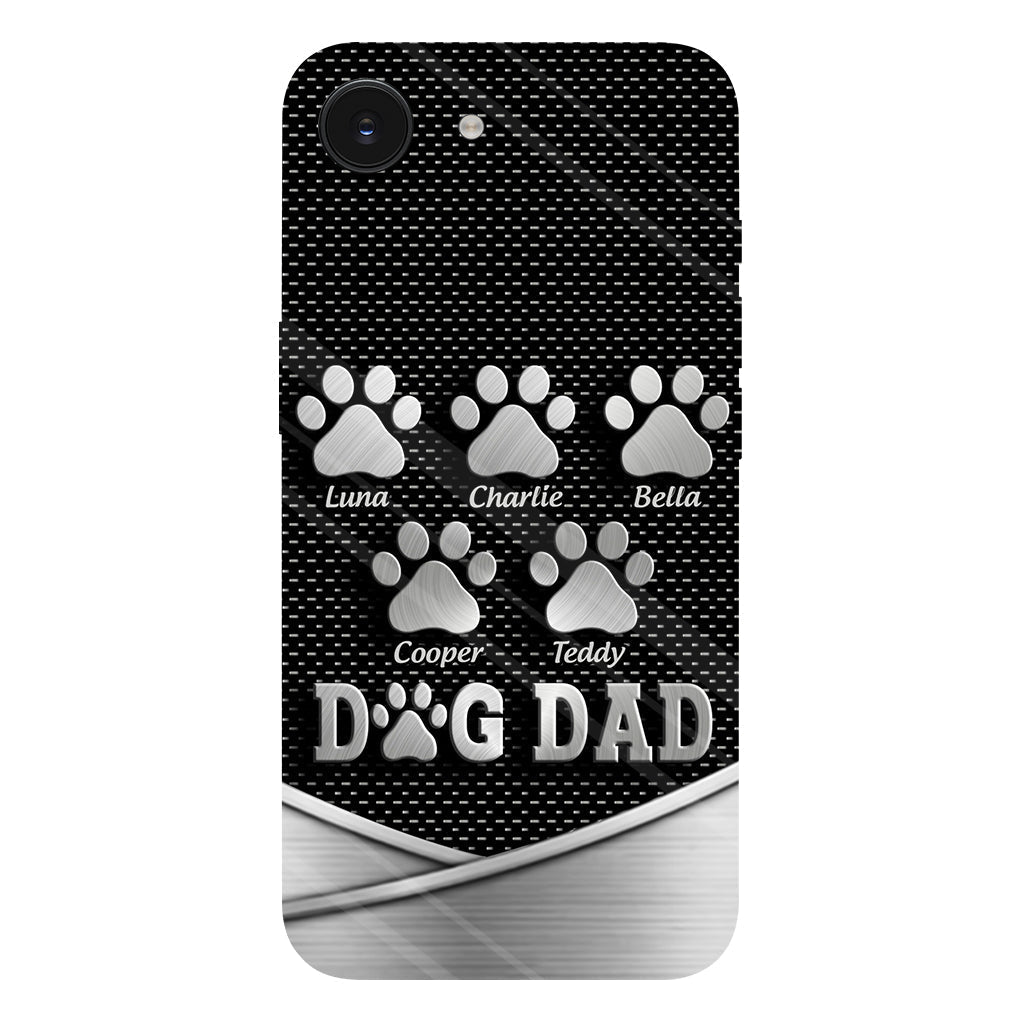 Hundepapa – Personalisierte Handyhülle mit Hundemotiv